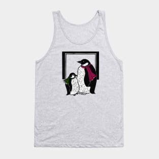 It's cold out here, penguins Tank Top
